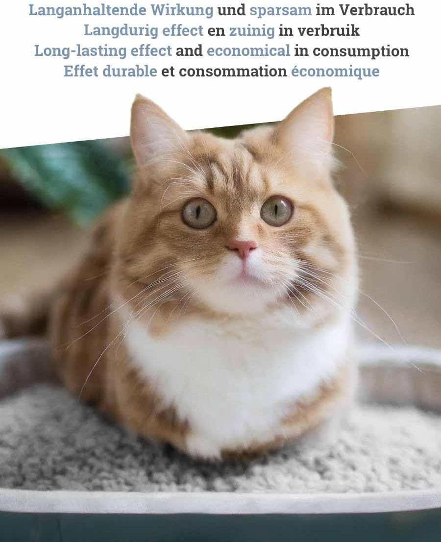 Petrebels Katzenstreu Natural Wellness, 2X 9,5 Liter, Classic Linen Duft, 100% Natürlich, 2er-Pack