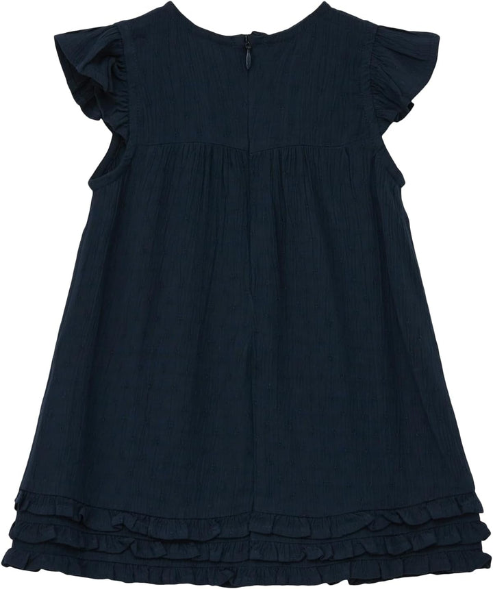 s.Oliver Junior Baby Girls Volant Kleid, Blue, 62