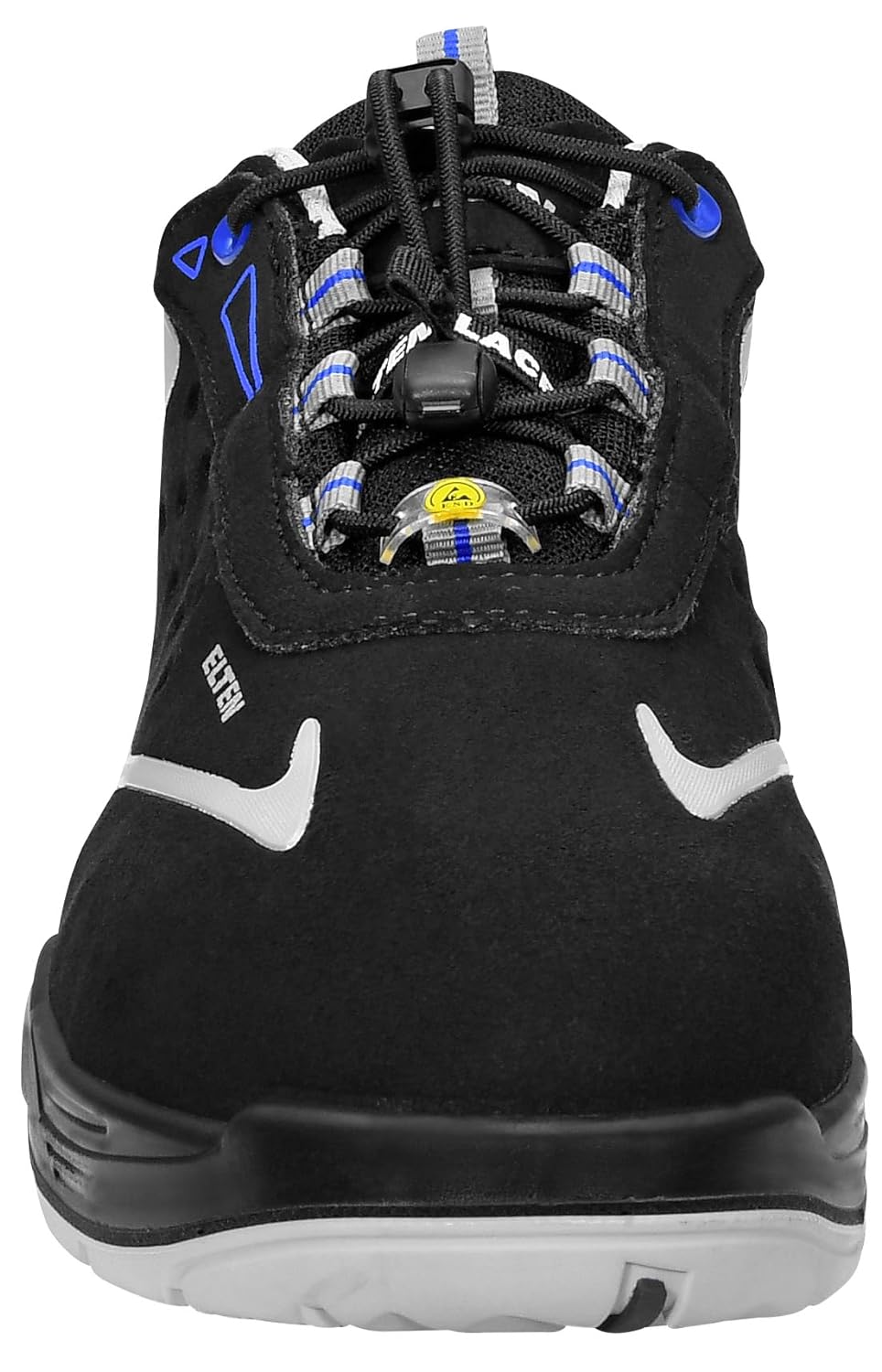 ELTEN Sicherheitsschuhe Rusher Low ESD S1, Damen und Herren, Textil, Stahlkappe, leicht, sportlich,
