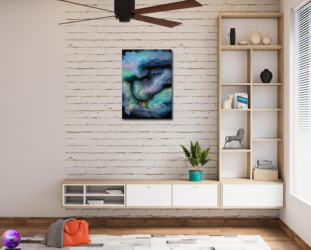 Original Gemälde Abstrakte Malerei - moderne hochglanz Wandbilder - Resin Art Kunst Bild Harz Unikat