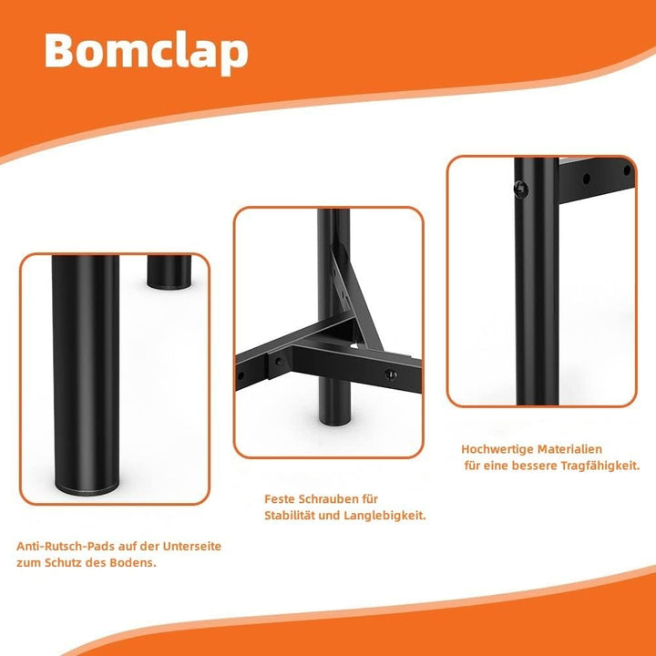 Bomclap Pflanzenständer aus Metall, Verstellbarer Blumentopfständer Moderner Blumentopfhalter für In