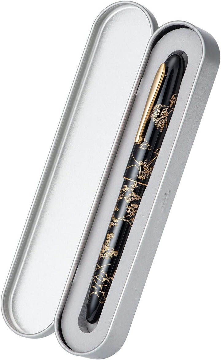 erofa Hongdian N23 Schwarz Hase Füllfederhalter, Iridium Extra Feine Feder Gold Trim, Neujahr Glück