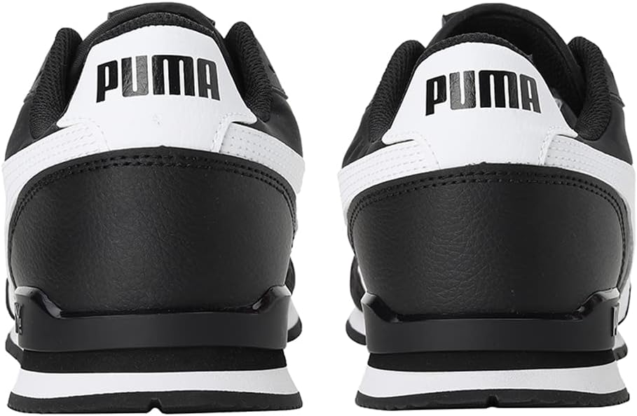 PUMA Men's St Runner Adult NlSneaker 37 EU V3 Black White, 37 EU V3 Black White