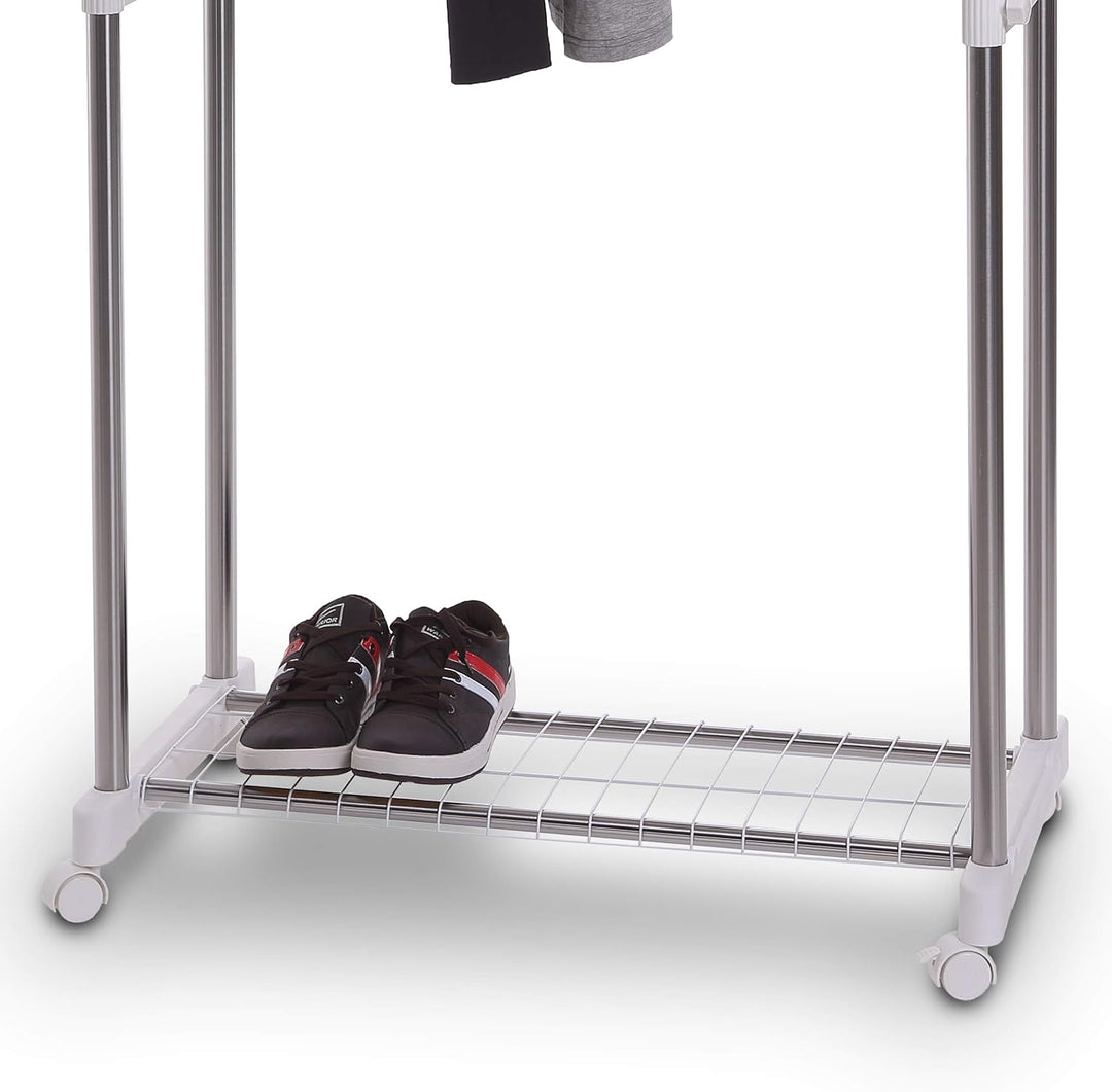 Hyfive Doppelkleider Kleiderstange ausziehbare Garderobe verstellbar