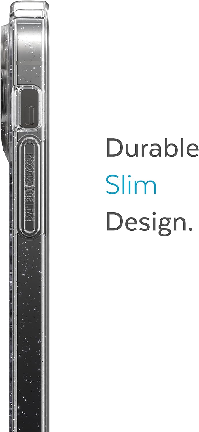 Speck Klare iPhone 14 Pro Max Hülle - Fallschutz mit kratzfester Dual Layer Slim Phone Case für 6,7