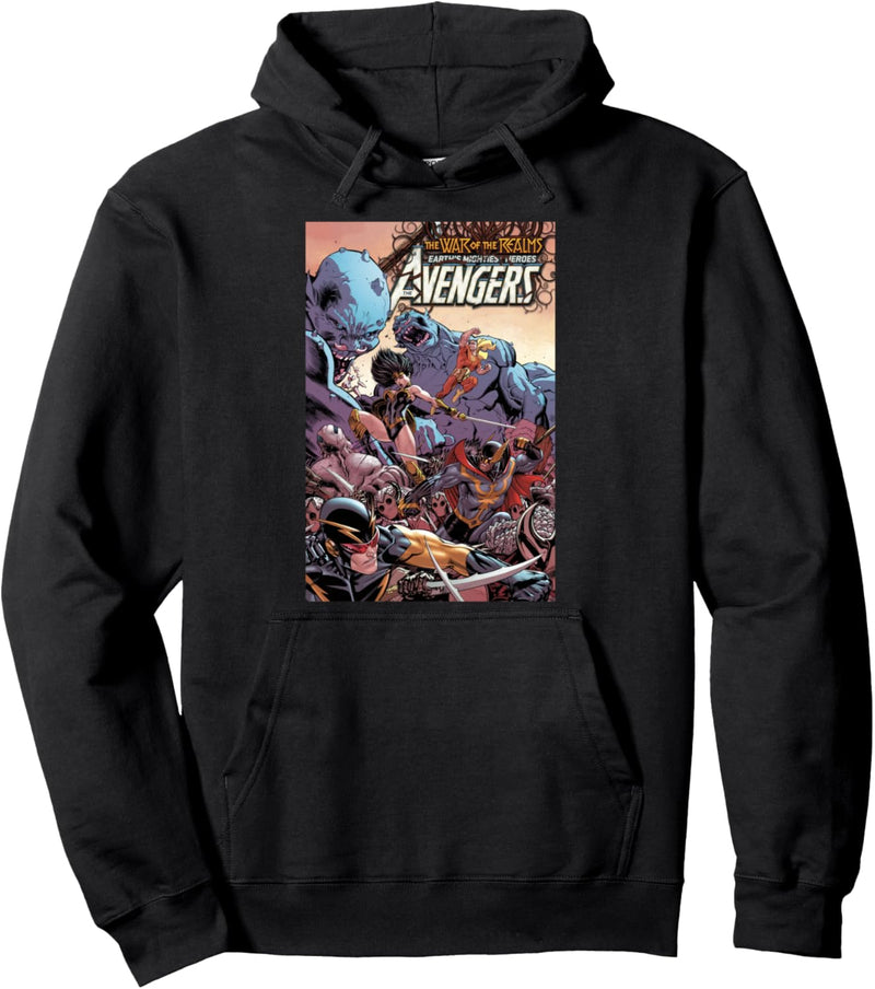 Marvel War Of The Realms Avengers Comic Cover Pullover Hoodie