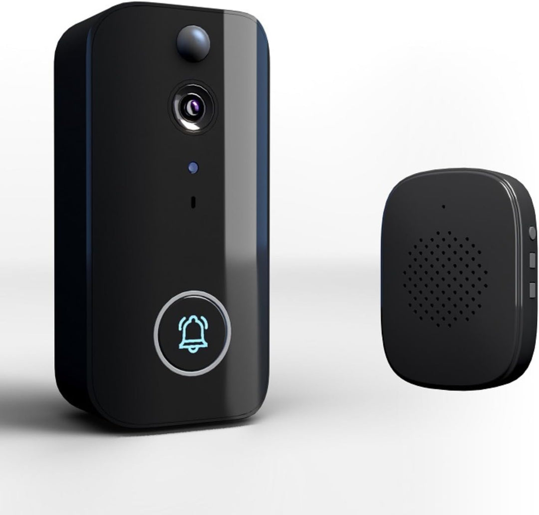 Diyeeni 1080P Kabellose Türklingelkamera, Full HD IR-Nachtsicht, PIR-Bewegungserkennung, 5G-WLAN-Ver