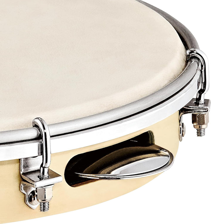 MEINL Percussion Pandeiro mit Schellen - 10" African Brown Matt (PA10PW-M)