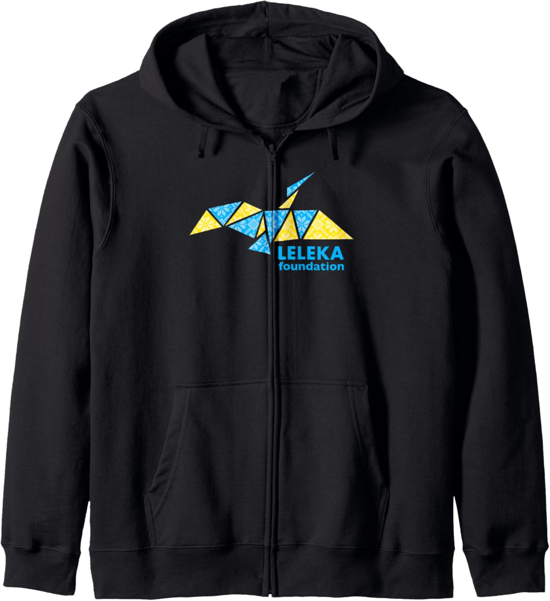 Storch Ornament Logo Kapuzenjacke