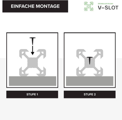 C-BEAM V-Nut Aluminiumprofil 200-1500mm für CNC für 3D-Drucker V-SLOT T-förmiges Profil, Profil für