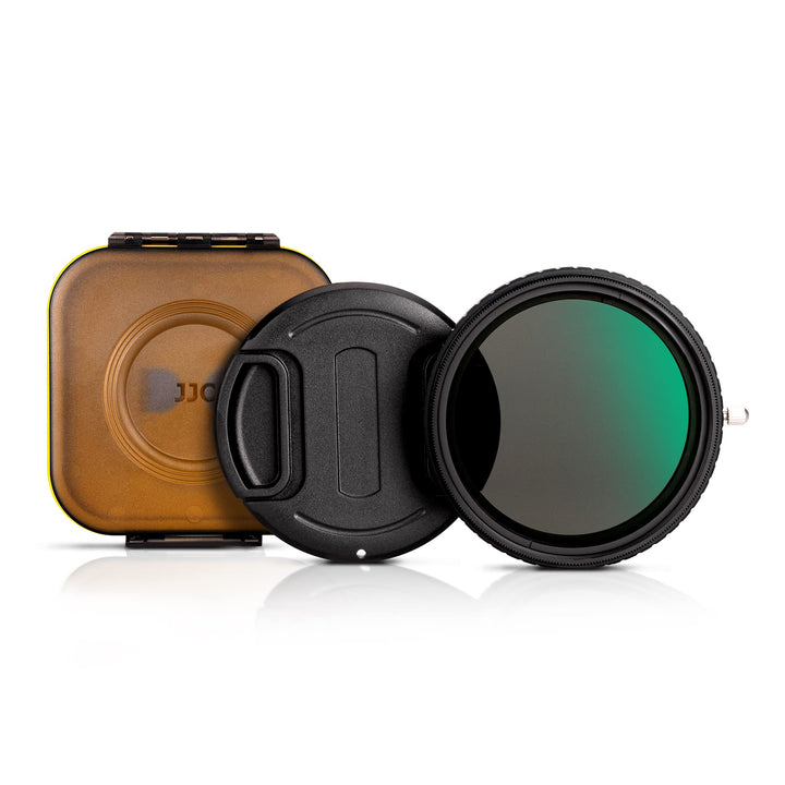 JJC 82 mm Variabler ND2-ND32 ND Filter + CPL Polarisationsfilter, 5-Stop Neutral Graufilter für Cano