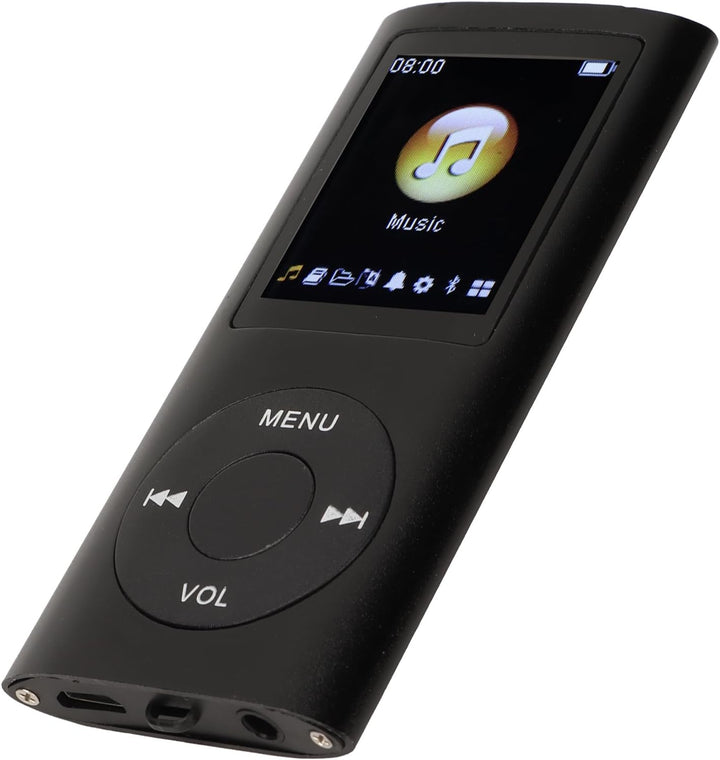 MP3 Player, 64 GB Tragbarer MP3 Player für Studenten, 1,8 Zoll LCD Bildschirm, Verlustfreier Sound,