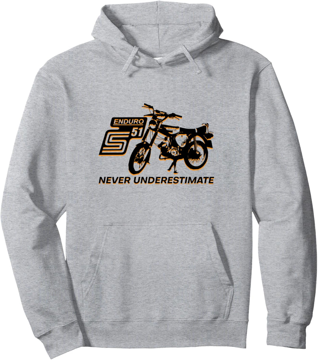 Mopeds Niemals Unterschätzen Simson S51 Enduro Pullover Hoodie