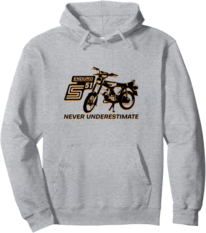 Mopeds Niemals Unterschätzen Simson S51 Enduro Pullover Hoodie