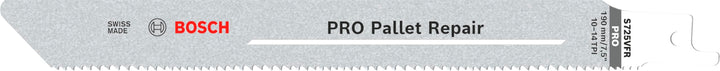 Bosch 5x PRO Pallet S725VFR Repair Säbelsägeblatt (für Stahl, Holz mit Nägeln, Länge 190 mm, Profess