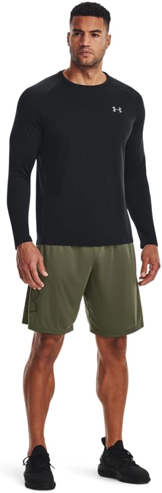 Under Armour Herren Tech Graphic Shorts (390) Marine Od Green / / Black XL, (390) Marine Od Green /
