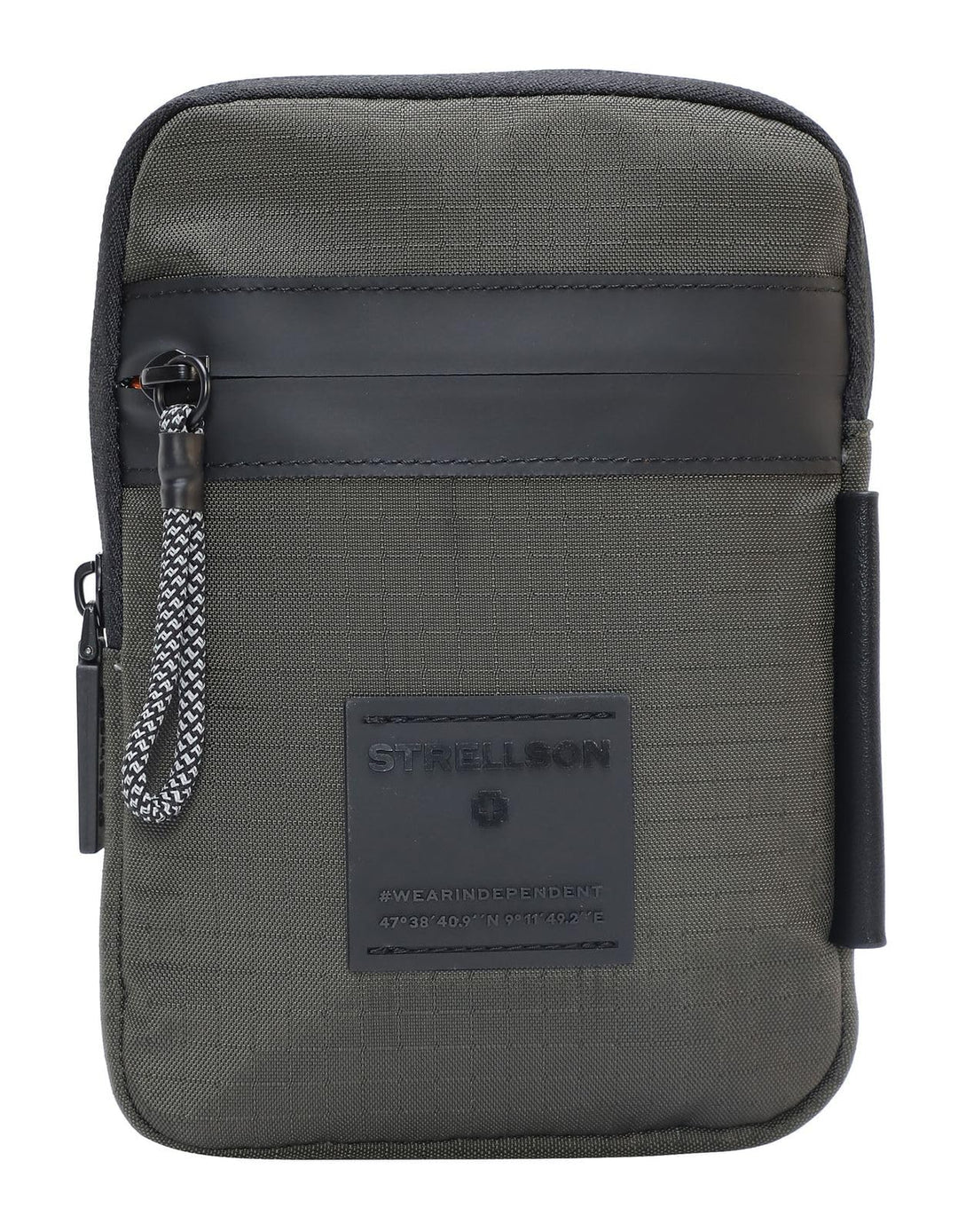 Strellson - northwood rs brian shoulderbag xsvz Schwarz Farbe:grün / Material:polyester,nylon, Farbe