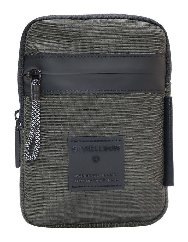 Strellson - northwood rs brian shoulderbag xsvz Schwarz Farbe:grün / Material:polyester,nylon, Farbe