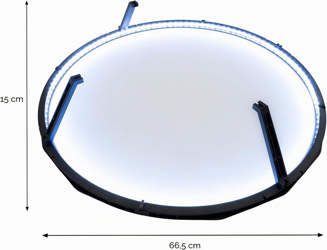 Dart Set, Dardboard, LED Ringlicht, Selbstheilende Umrandung, Befestigungsständer, Höhenverstellbare