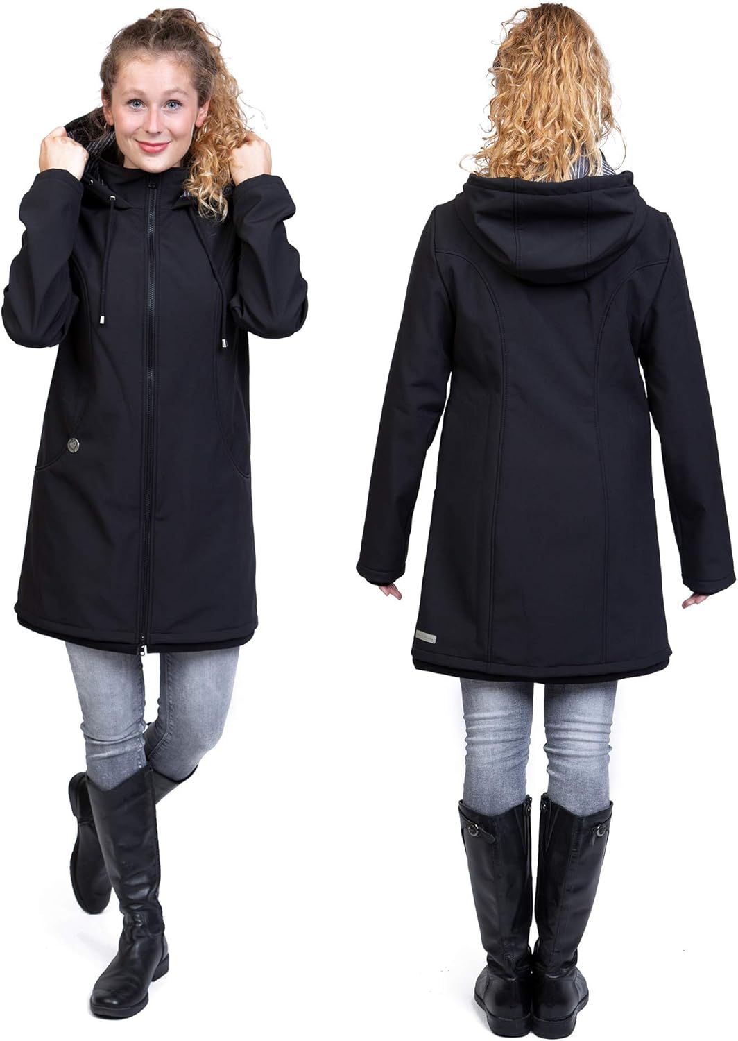 Viva la Mama – Allwetter Funktionsjacke für Mama und Baby, Umstandsjacke + Tragejacke - MELLORY XL V