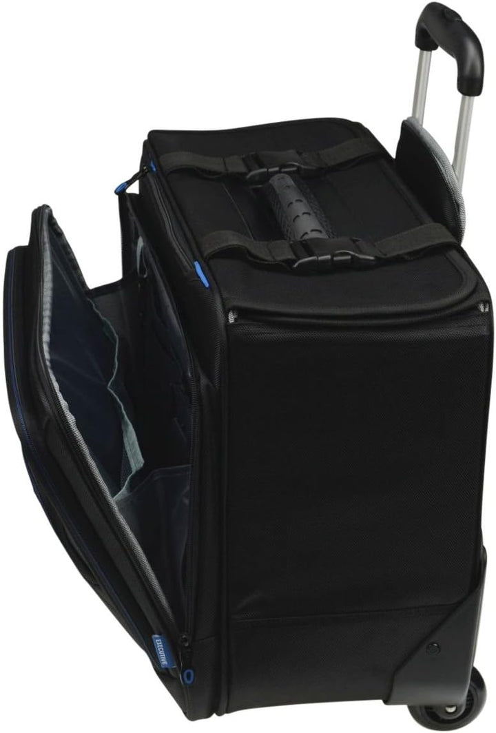 46108 Businesstrolley Pioneer, Laptoptrolley für Notebooks, Koffer mit arretierbarem Teleskoptrolley