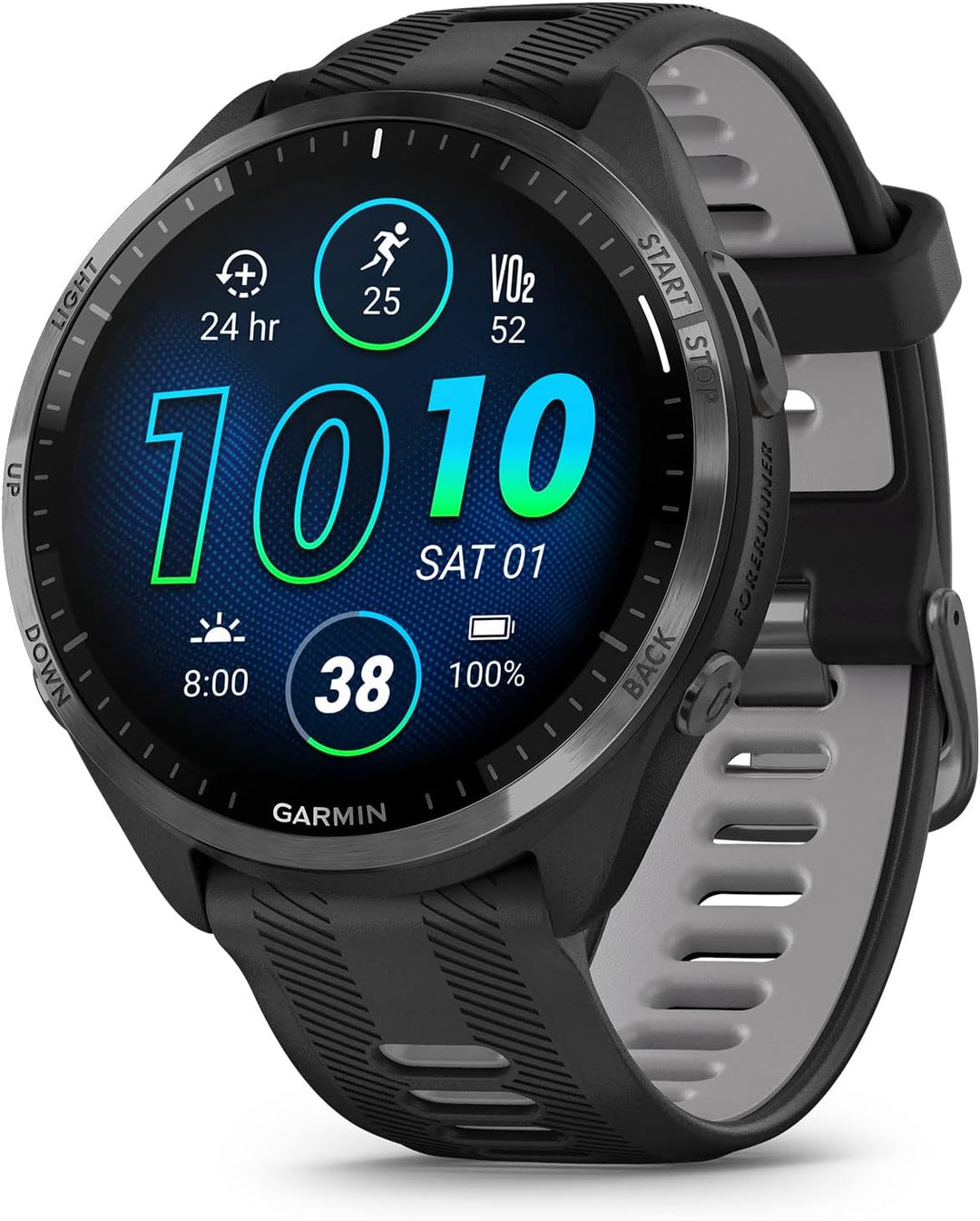Garmin Forerunner® 965 Running Smartwatch, buntes AMOLED-Display, Trainingsmetriken und Wiederherste