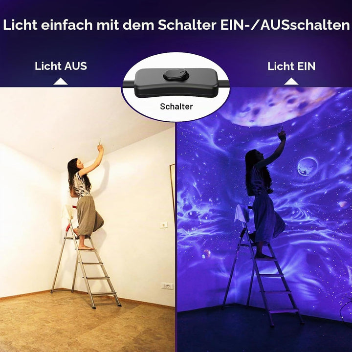 Onforu 2er 50W LED UV Strahler, Schwarzlicht Strahler mit Stecker, IP66 Wasserdicht Schwarzlichtlamp