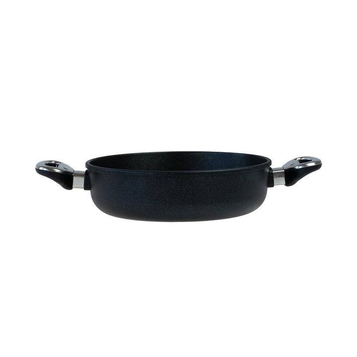 BAF Kasserolle Ø 20 cm - hoher Rand - kleine runde Servierpfanne beschichtet aus Aluminiumguss - ohn