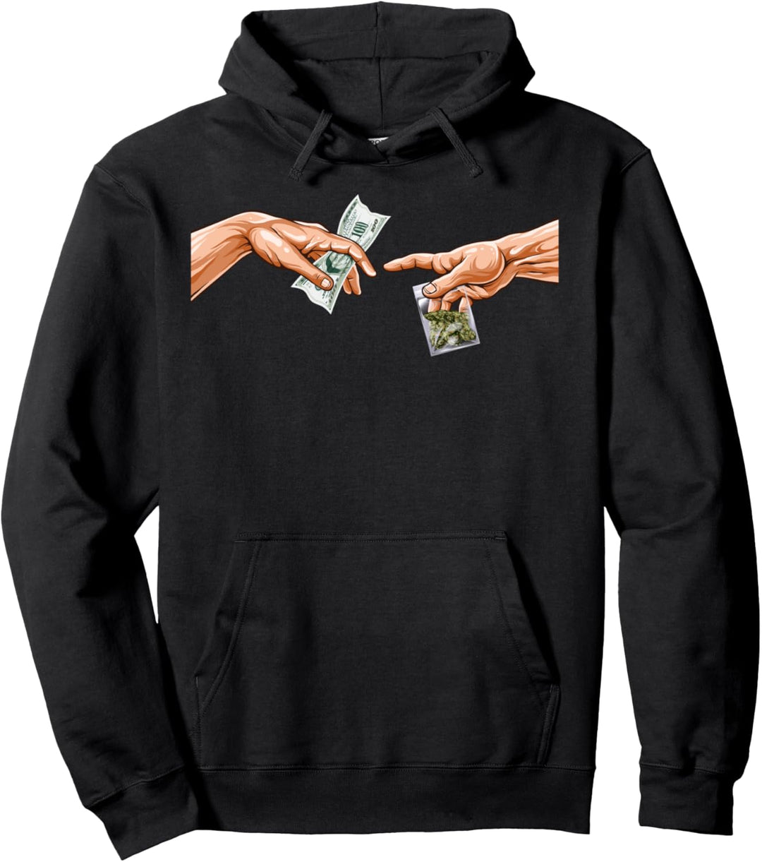 Michelangelo Joint I für 420 Marihuana Weed Kiffer Pullover Hoodie