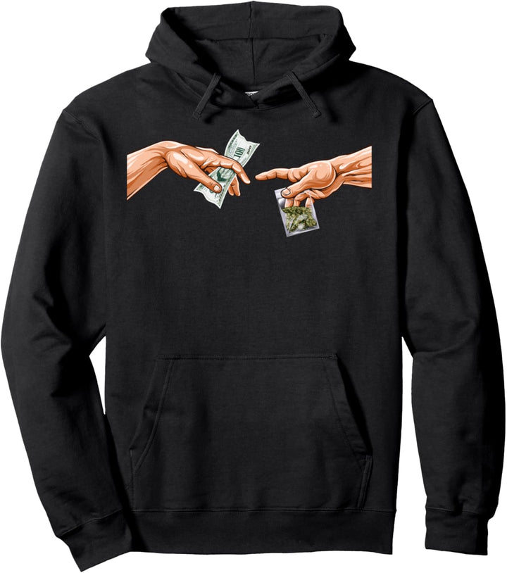 Michelangelo Joint I für 420 Marihuana Weed Kiffer Pullover Hoodie