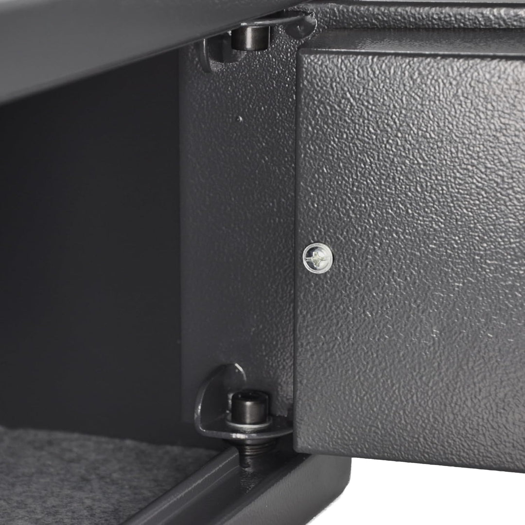 ALSTEN TECH Tresor Möbeltresor Safe Mechanisches Kombinationsschloss + Doppelbartschloss Schranksafe
