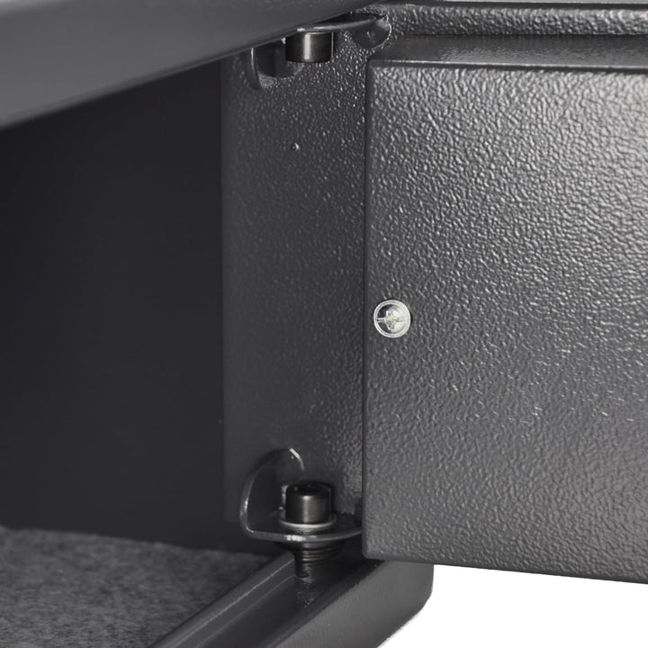 ALSTEN TECH Tresor Möbeltresor Safe Mechanisches Kombinationsschloss + Doppelbartschloss Schranksafe