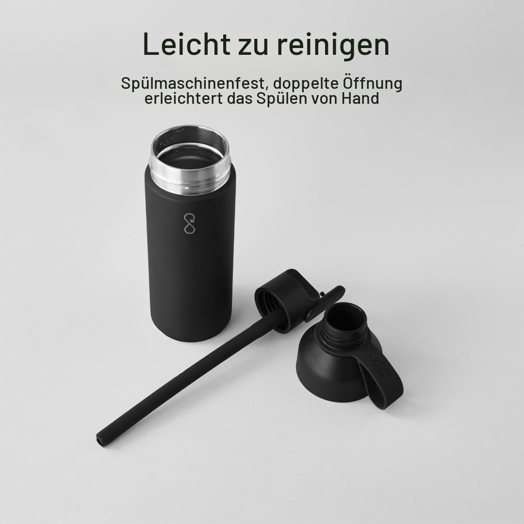 Ocean Bottle - Go Wasserflasche aus recyceltem Edelstahl - umweltfreundlich & wiederverwendbar - Pec