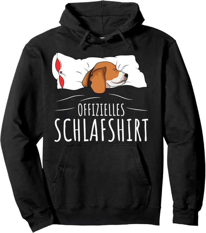 Offizielles Schlafshirt Schlafanzug Beagle Hund Geschenkidee Pullover Hoodie
