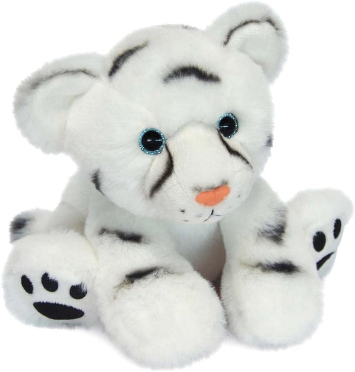 in Histoire d'OursPlüschtier für Babys, Tiger, 18 cm, Weiss