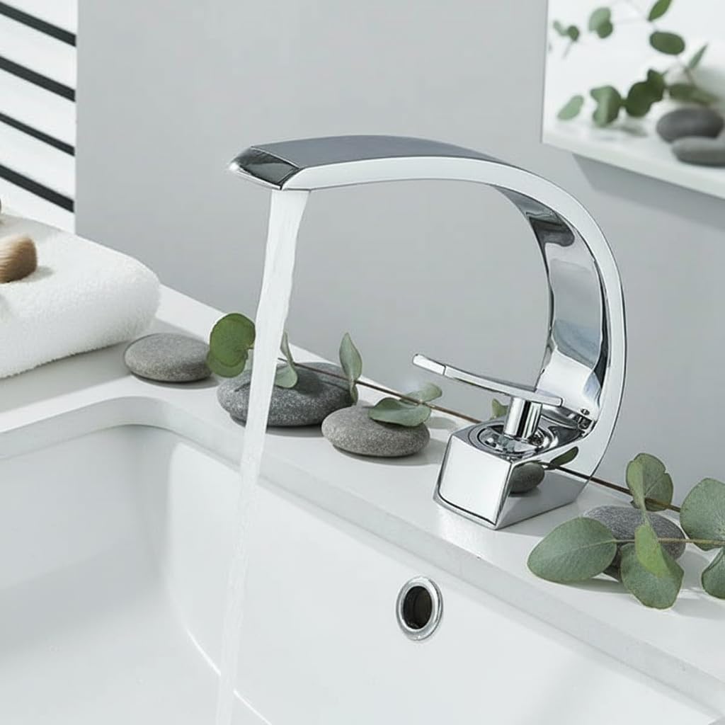 Onyzpily Wasserhahn Bad Waschtischarmatur Mischbatterie Waschbecken Armaturen Badarmatur Waschbecken