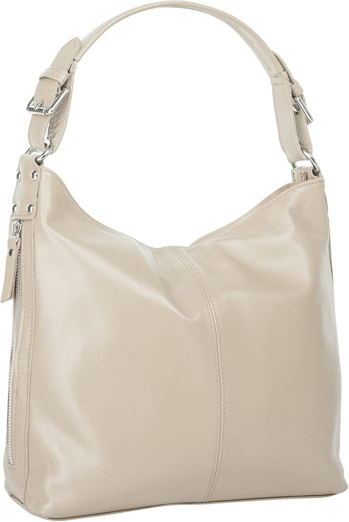 Samantha Look Handtasche Echt Leder Damen | Made in Italy, elegante Schultertasche, Umhängetasche au