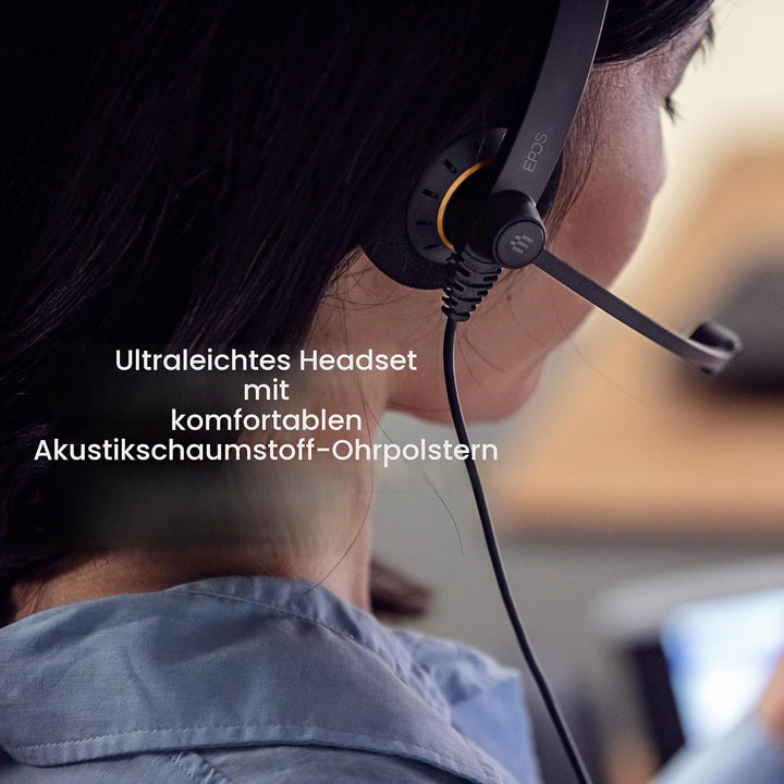 Sennheiser SC60 Headset (binaural / beidseitig, USB, für Microsoft Lync) Schwarz, 504547