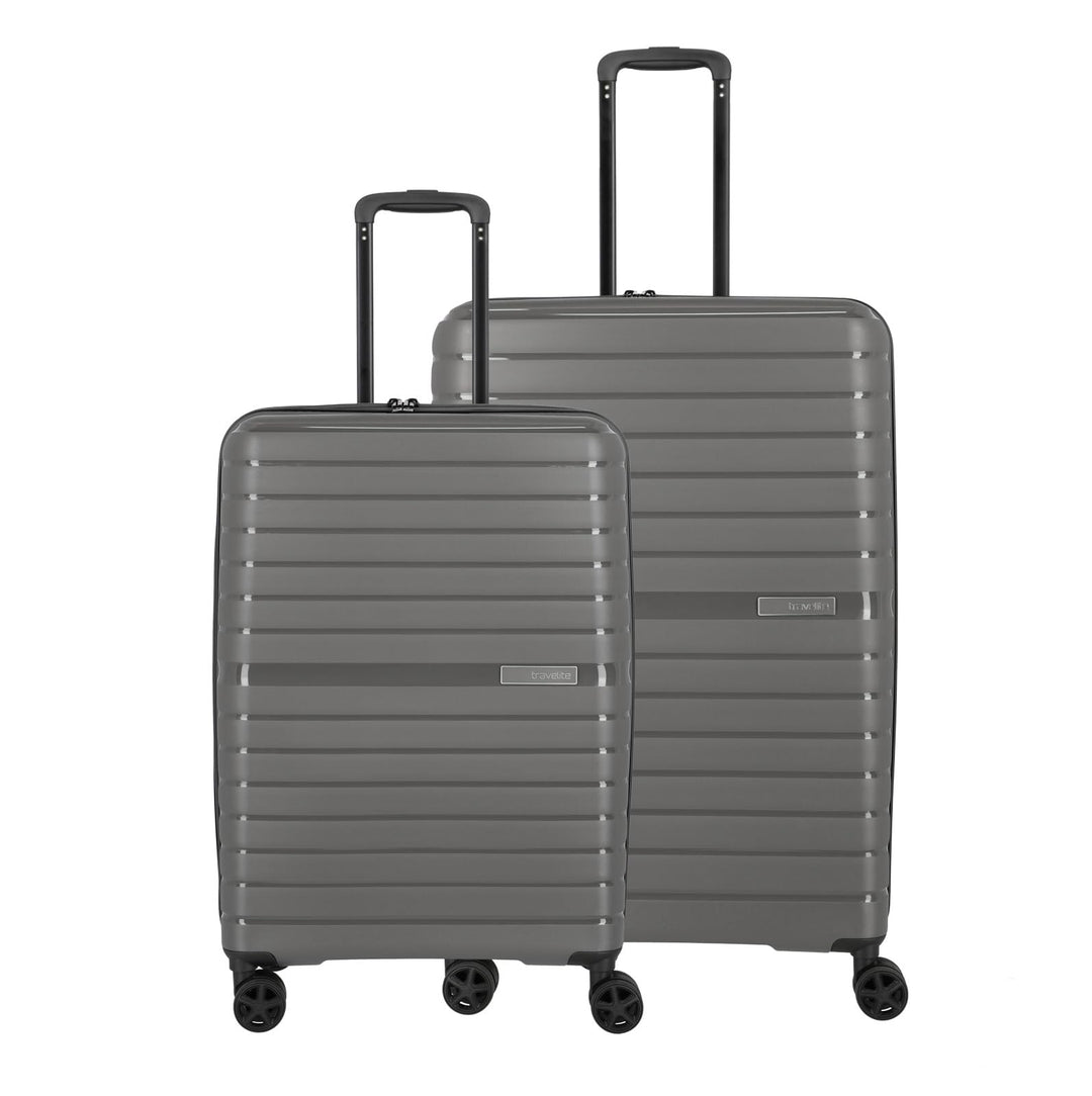 Travelite TRIENT Kofferset mit 4 Rollen Gr. L/M Anthrazit, Anthrazit