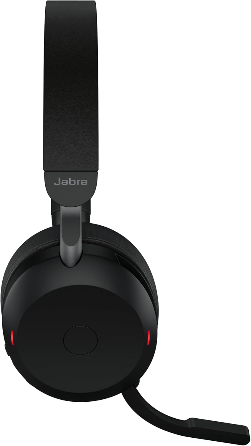 Jabra Evolve2 75 Wireless PC Headset mit Ladedock, 8-Mikro-Technologie - Dual-Foam-Stereo-Kopfhörer