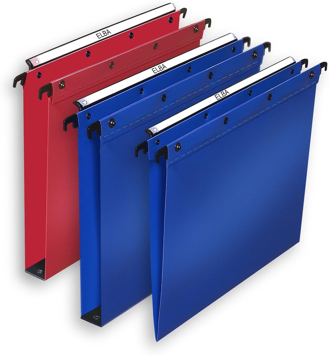 ELBA Hängemappe Polypro Ultimate, 10er Pack, Din A4, aus Kunststoff, blau, blau