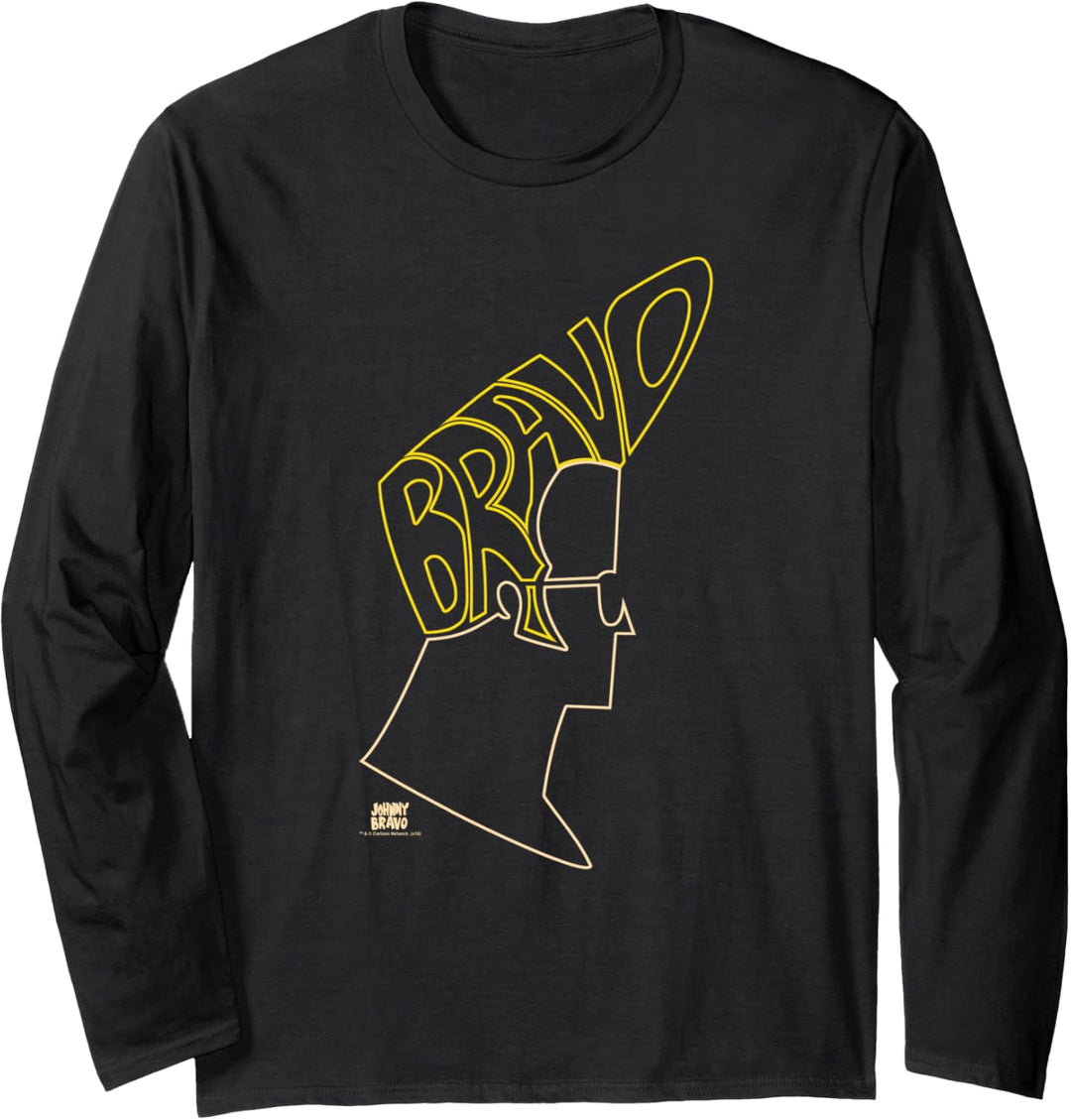 Johnny Bravo Hair Langarmshirt