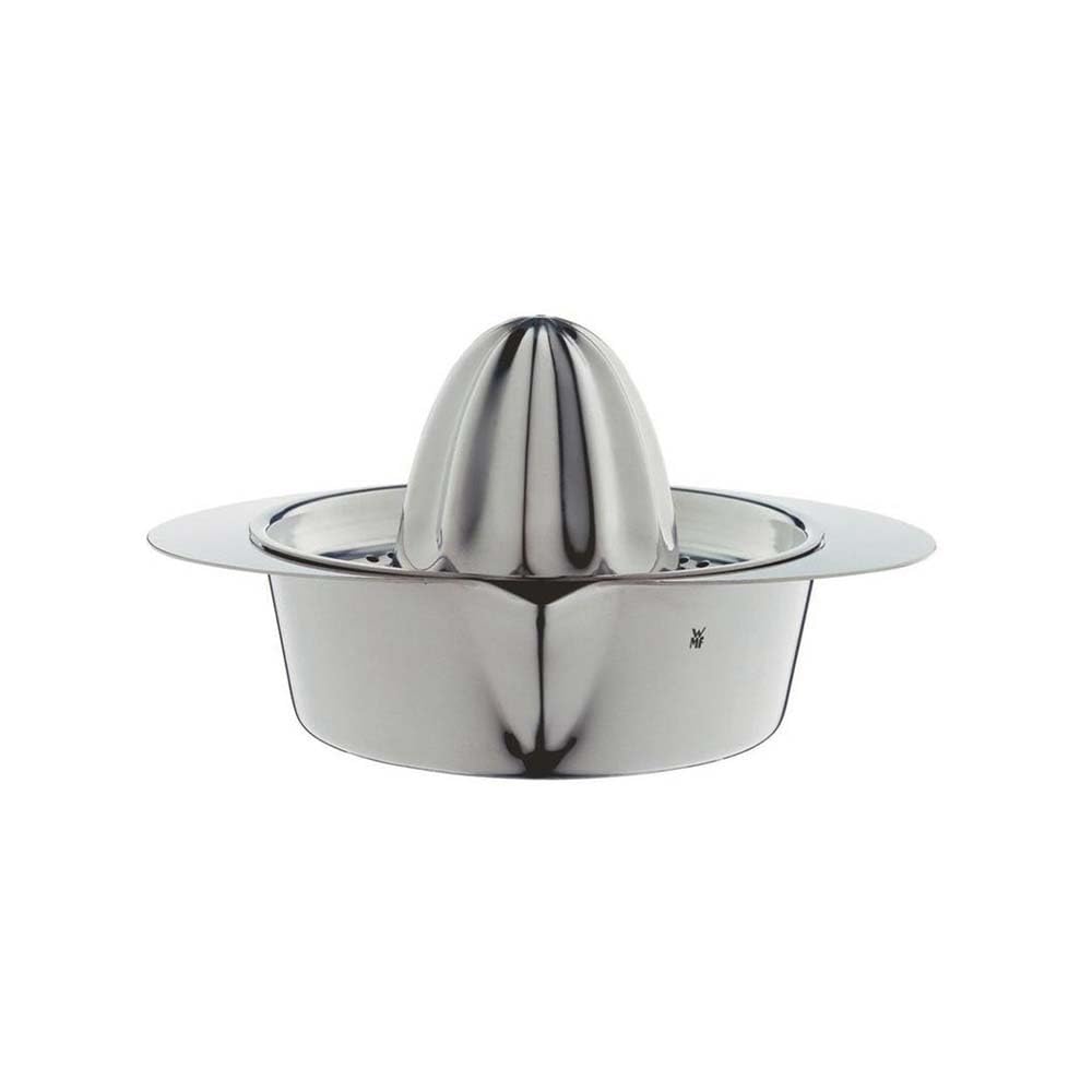 WMF Gourmet Zitronenpresse Edelstahl 13cm, Zitruspresse manuell, Cromargan Edelstahl mattiert, für Z