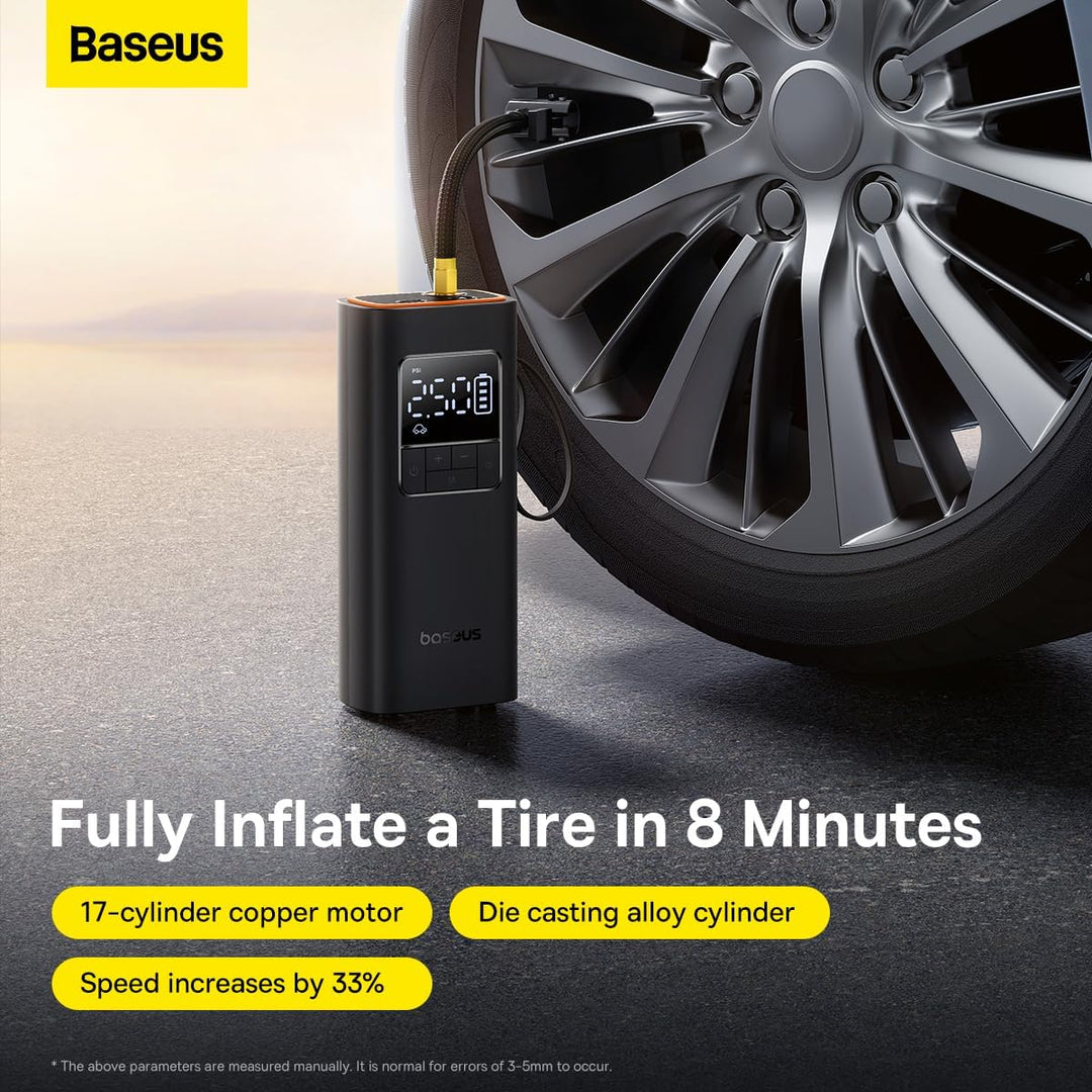 Baseus Supermini Pro Wireless Car Inflator (Black)
