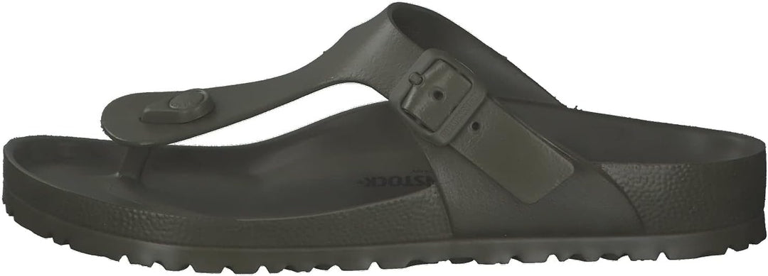 BIRKENSTOCK Unisex-Erwachsene Gizeh FL Zehentrenner 36 EU Khaki, 36 EU Khaki