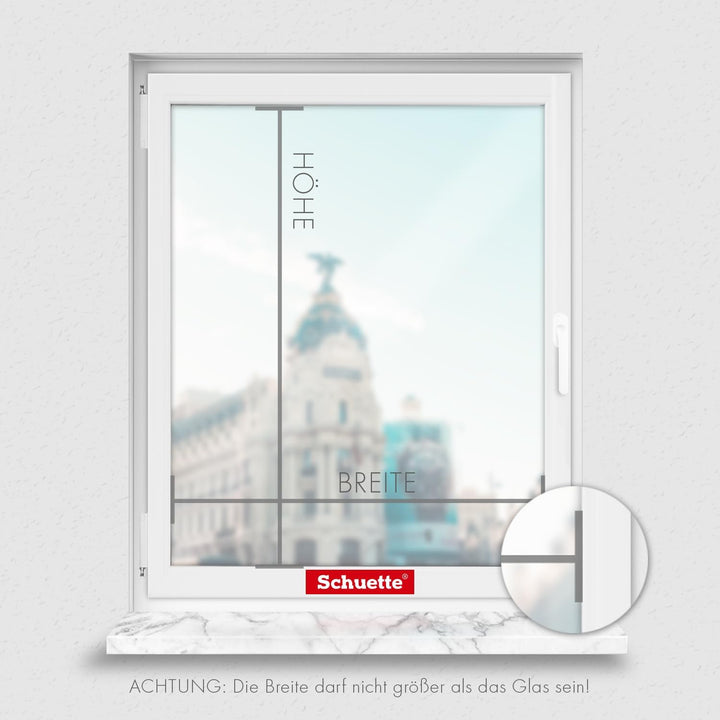 Schuette® Plissee mit Bohren zum Anschrauben ● Thermo Kollektion: Spring Cloud (Grau) ● 85x100cm (Br