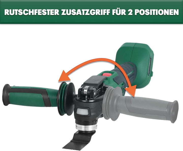 Mellif Akku Multitool, Multifunktionswerkzeug Kompatibel Mit Makita 18V, Bürstenloser Motor, 6-Stufi
