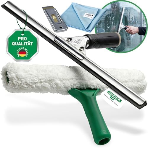 UNGER Window Cleaning Fensterreinigungs-Set (professionelle Fensterreinigungs-Produkte für Haushalt