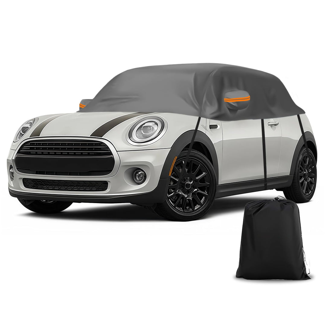 Autoabdeckung Wasserdicht Ersatz für Mini Cooper 3 Door 2000-2025, Sonnenfest Hälfte Autoabdeckung,