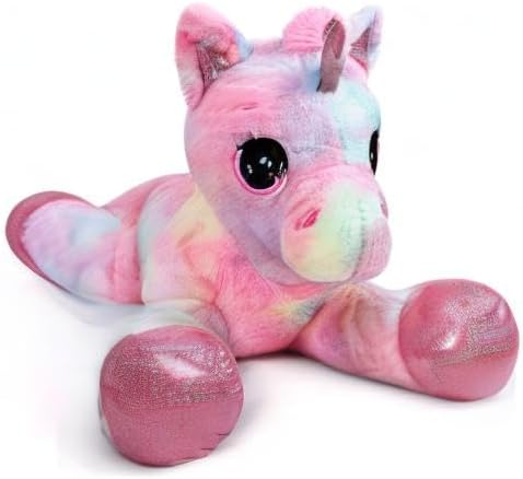 Yeqivo Riesen Einhorn Spielzeug Plüsch Grosses Regenbogen Lila Einhorn Kuscheltier Schöne Einhorn Ge